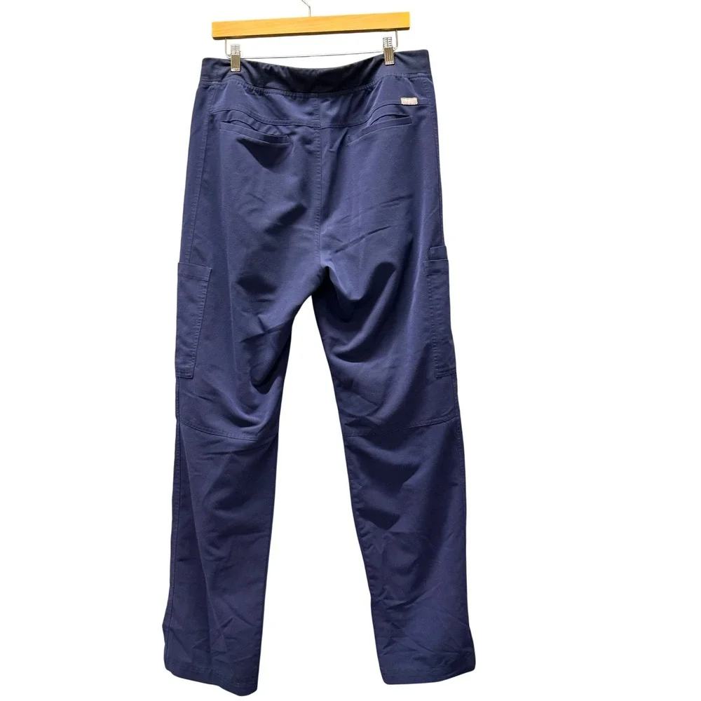 FIGS Axim Scrub Pants Mens XL Navy Blue Medical Drawstring Elastic Waist‎